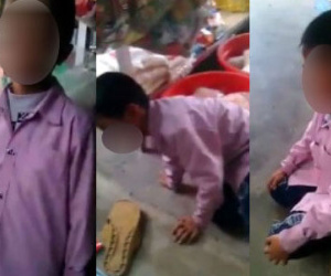 Clip cậu bé trộm cam còn "diễn kịch" và trò câu like tàn nhẫn của người lớn