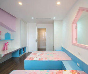 Bố mẹ Hà Nội làm phòng đẹp như cổ tích cho hai con gái
