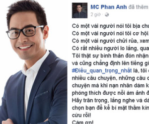 NSƯT Chí Trung, Hoàng Bách ủng hộ MC Phan Anh đáp trả người "ném đá"