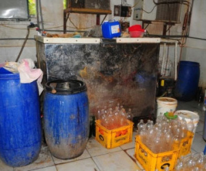 Nửa tháng, 4 tỉnh bắt giữ hơn 30.000 lít rượu cồn công nghiệp
