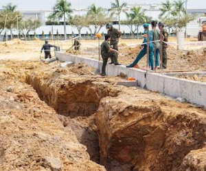 Bình Dương: Sập hố công trình, 2 công nhân bị vùi lấp tử vong
