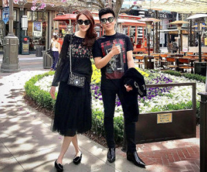 Đặng Thu Thảo lên tiếng về hình ảnh đi Mỹ cùng con trai bầu Hiển