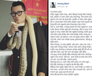 Hoàng Bách viết tâm thư, nhận sai vì chưa mua được túi hàng hiệu cho vợ