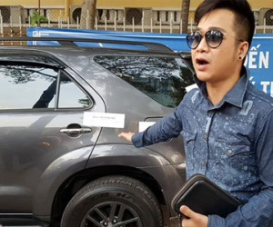 Phó chủ tịch Hải ra lệnh niêm phong xe ca sĩ Quách Tuấn Du
