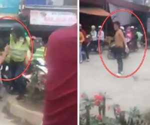 Nhóm phượt thủ nẹt pô, đánh hội đồng 1 thanh niên gây náo loạn giao thông