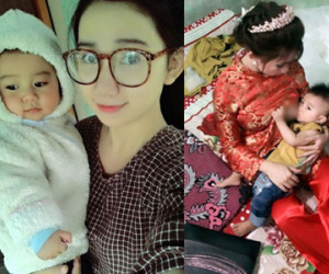 Chuyện hậu trường bất ngờ của cô dâu vừa mặc váy cưới vừa cho con bú gây sốt trên diễn đàn chị em