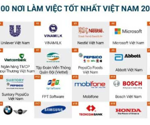 100 nơi làm việc tốt nhất Việt Nam năm 2016