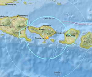 Động đất 5,5 độ Richter rung chuyển đảo Bali ở Indonesia