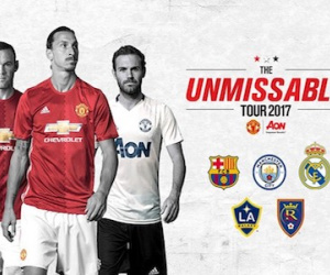 MU chạm trán Man City, Real và Barca hè 2017
