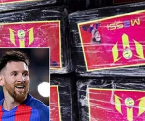 Cảnh sát Peru phát hiện gần 1,5 tấn ma túy có in hình Messi