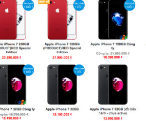 iPhone 7 màu đỏ về Việt Nam bị đội giá thêm 4 triệu đồng