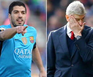 Arsenal lại thêm "đám cưới hụt": Messi, Ibra và Suarez