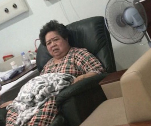 Bà Hứa Thị Phấn vào viện cấp cứu vì huyết áp cao