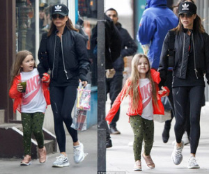 Victoria Beckham nổi bật khi ra phố cùng con gái
