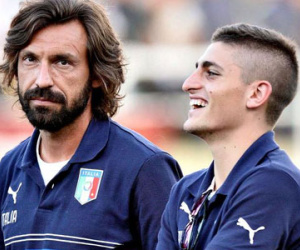 Pirlo khó chịu vì bị so sánh với Verratti