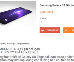 Xuất hiện Samsung Galaxy S8 nhái tại Việt Nam, giá 3 triệu đồng