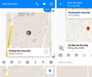 Facebook có tính năng chia sẻ vị trí thời gian thực giống Google