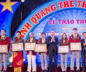 Hoàng Xuân Vinh được tôn vinh trong ngày thể thao Việt Nam