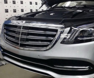 Rò rỉ hình ảnh từ trong ra ngoài của Mercedes-Benz S-Class 2018