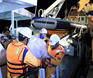 Tàu Hải Thành 26 bị đâm gần gãy đôi, chìm ở độ sâu 30 m