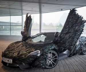Siêu xe McLaren 570GT thân phủ lông vũ