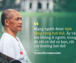 TS Nguyễn Mạnh Hùng: "Rất nhiều người đang ngủ sai giờ. Họ không biết đường tới nghĩa địa dần ngắn lại"