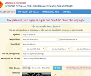 Từ mai, mọi kiến nghị, bức xúc của người dân đều có thể chuyển trực tiếp đến Chính phủ chỉ bằng cú click chuột