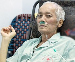 Diễn viên Duy Thanh gầy sọp, kiệt quệ vì ung thư giai đoạn cuối