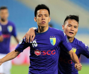 Văn Quyết ghi bàn giúp Hà Nội FC lên đầu bảng AFC Cup 2017