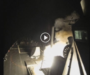 Video: Lầu Năm Góc công bố ảnh hiện trường sau khi tấn công Syria