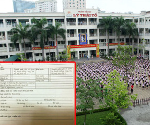 Phụ huynh hốt hoảng khi phiếu khảo sát sức khỏe cho HS tiểu học hỏi về sảy thai, sử dụng ma túy