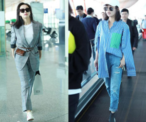 Street style ấn tượng của sao Hoa - Hàn tuần qua