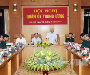 Tổng bí thư chủ trì hội nghị Quân ủy Trung ương
