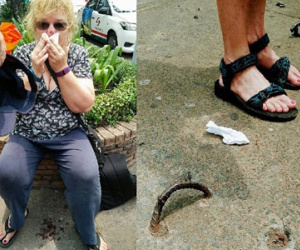 Ông Đoàn Ngọc Hải giải thích lý do bồi thường du khách ngã "vỡ mặt" trên phố