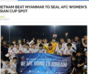 AFC ca ngợi bàn thắng của Tuyến Dung