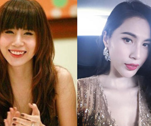 Khuôn mặt của Thủy Tiên từng nhiều lần lộ đường nét lệch lạc, giờ đã hài hòa và tự nhiên hơn hẳn