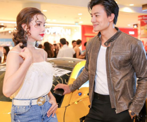 Trà Ngọc Hằng xuất hiện với gương mặt cứng đơ ở sự kiện