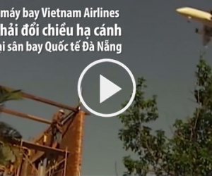 Video: 2 máy bay chuyển hướng hạ cánh vì giàn phun bê tông
