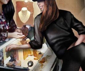 Cô gái người Hàn Quốc trộm vòng vàng rồi nhét vào mông