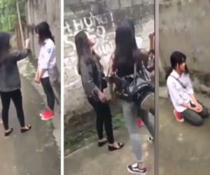 Phú Thọ: Nữ sinh lớp 8 bị bắt ép quỳ gối van xin các "đàn chị"