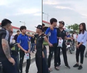 Cười đau ruột với biểu cảm sợ xanh mặt của chàng trai bị bạn gái thuê "hổ báo" dàn cảnh đánh ghen