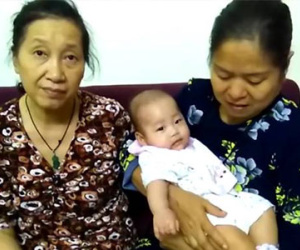Hà Nội: Bé gái 6 tháng tuổi bị bỏ rơi ở tầng 9 chung cư