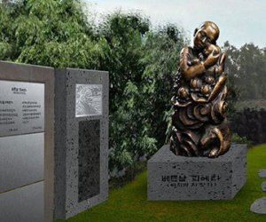 Đặt tượng xin lỗi Việt Nam ở đảo Jeju