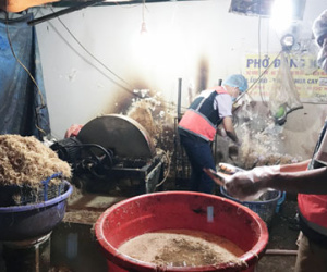 Gần 2 tấn chuối bào ngâm thuốc tẩy ở Sài Gòn