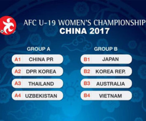U19 nữ Việt Nam vào “bảng tử thần” ở giải châu Á 2017