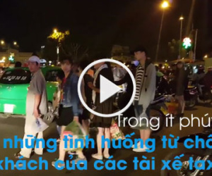 Clip Đà Lạt "thất thủ": Taxi nhét 10 người, đuổi khách xuống xe