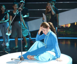 Lê Giang kiệt sức trên sân khấu game show vì quá căng thẳng