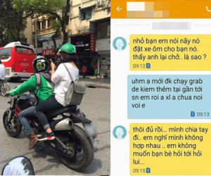 Chàng trai tội nghiệp bị bạn gái "đá" không thương tiếc vì tội... chạy xe ôm