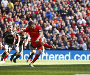 Milner đá hỏng penalty, Liverpool hòa thất vọng