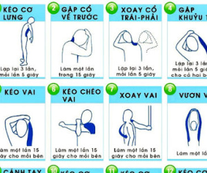 12 động tác giúp bạn khởi đầu tuần mới năng động